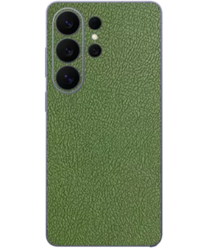Samsung S26 Ultra – Leather Olive Green Skin