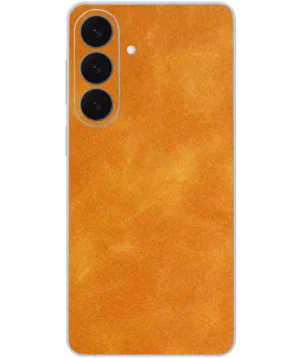 Samsung S26 Plus – Suede Sunset Orange Skin