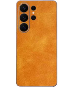 Samsung S26 Ultra – Suede Sunset Orange Skin