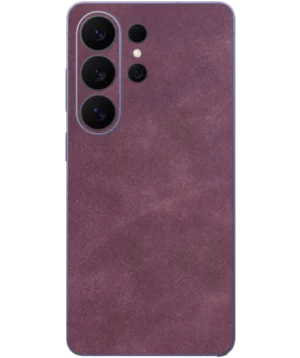 Samsung S26 Ultra – Suede Wine Red Skin
